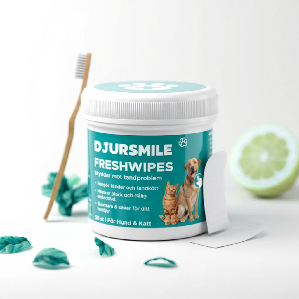 DjurSmile | Naturliga FreshWipes för husdjur