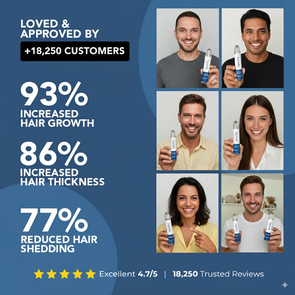 Advanced Hair Growth Roll-On Serum.